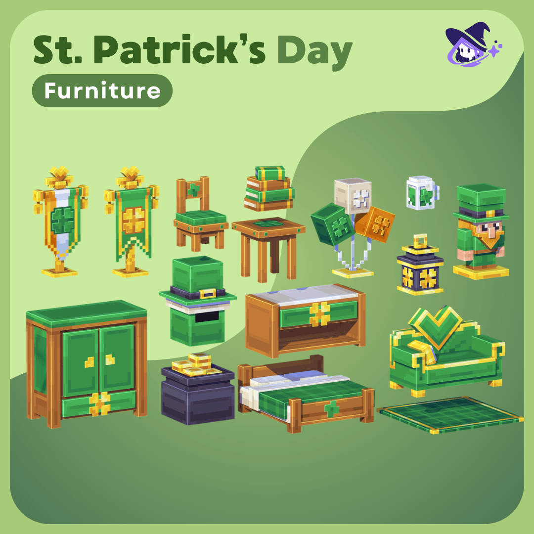 Furniture |St. Patrick's Day [Dyeable]