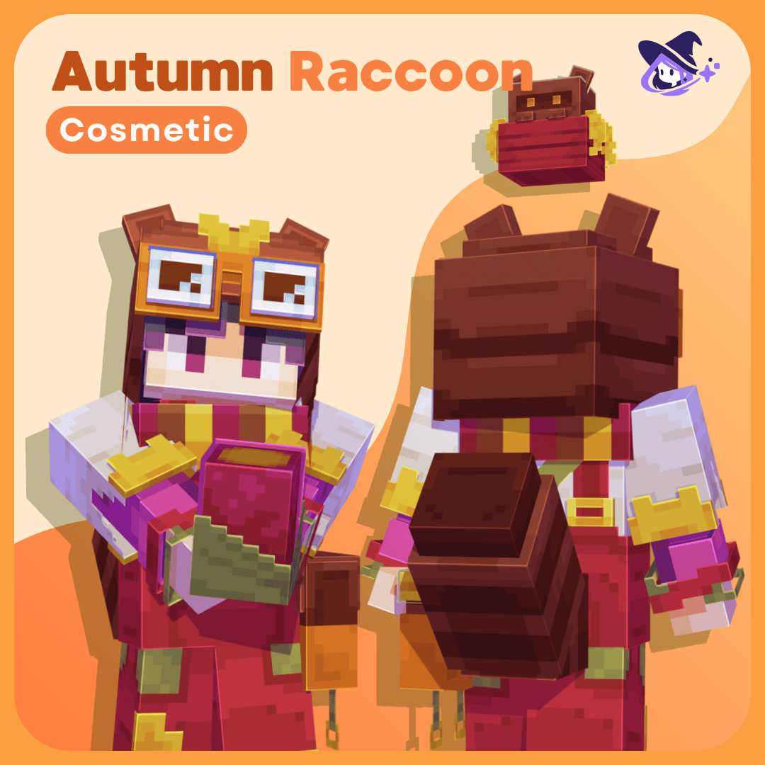 Cosmetics |Autumn camping Raccoon [Dyeable]