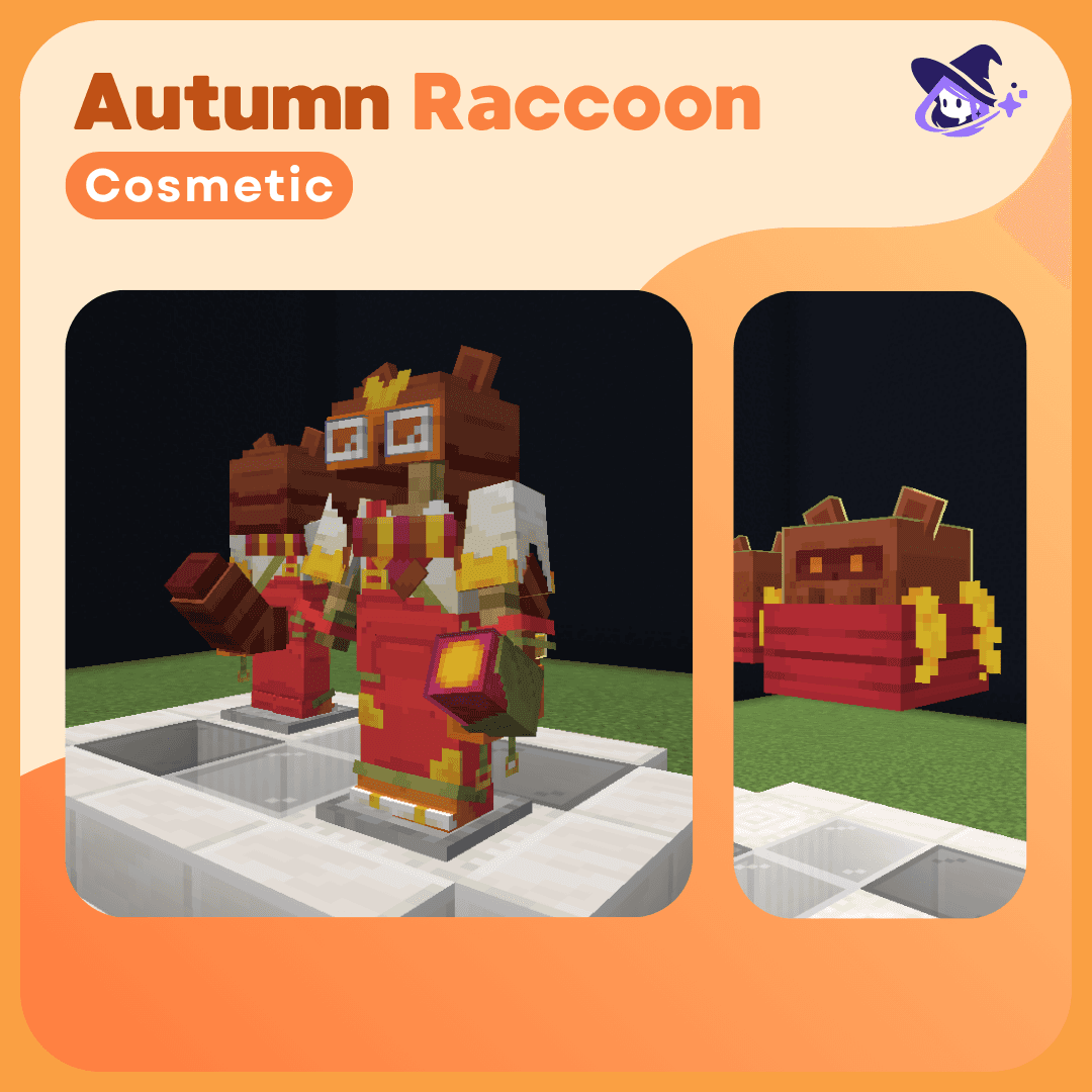 Cosmetics |Autumn camping Raccoon [Dyeable]