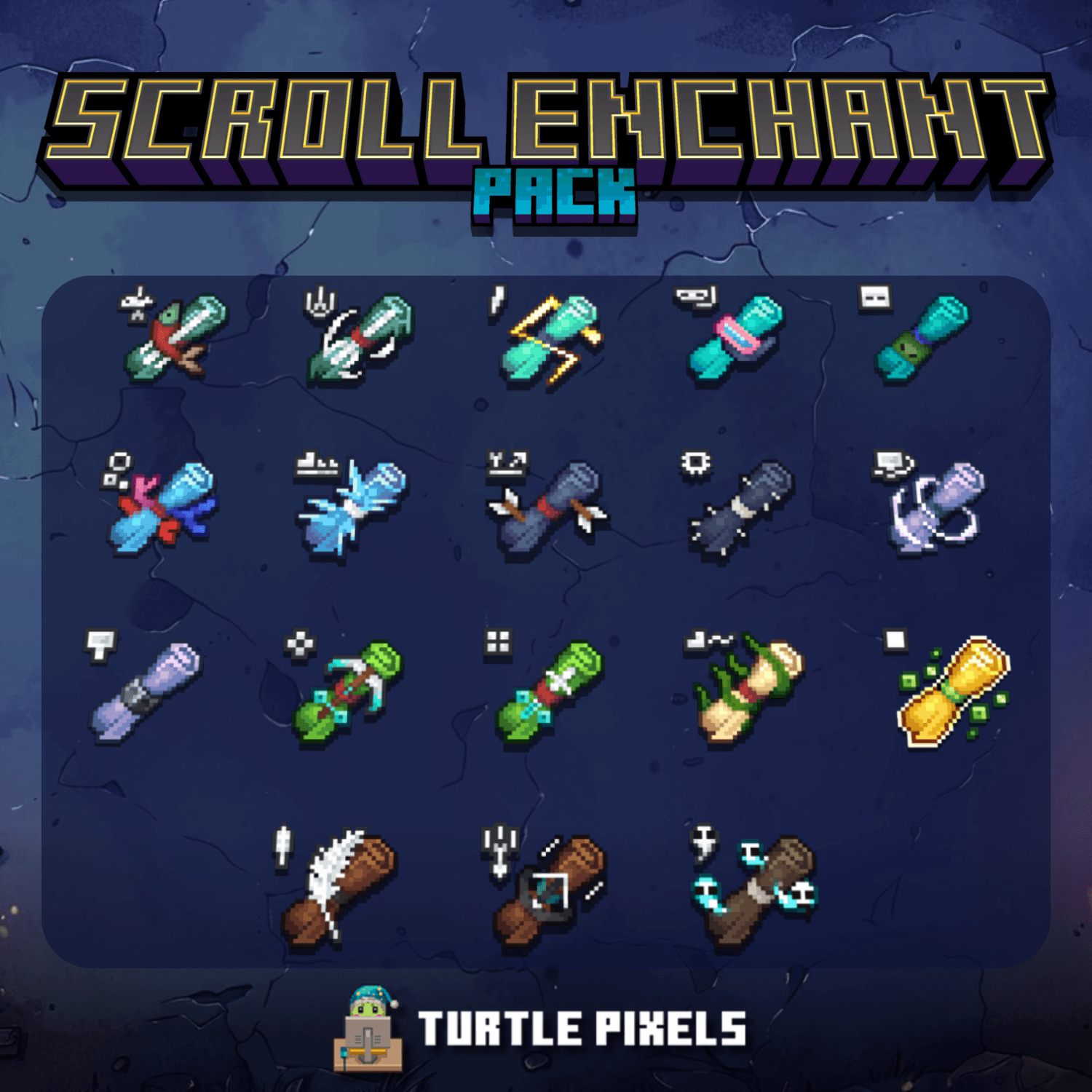 Icons |Scroll Enchant Pack