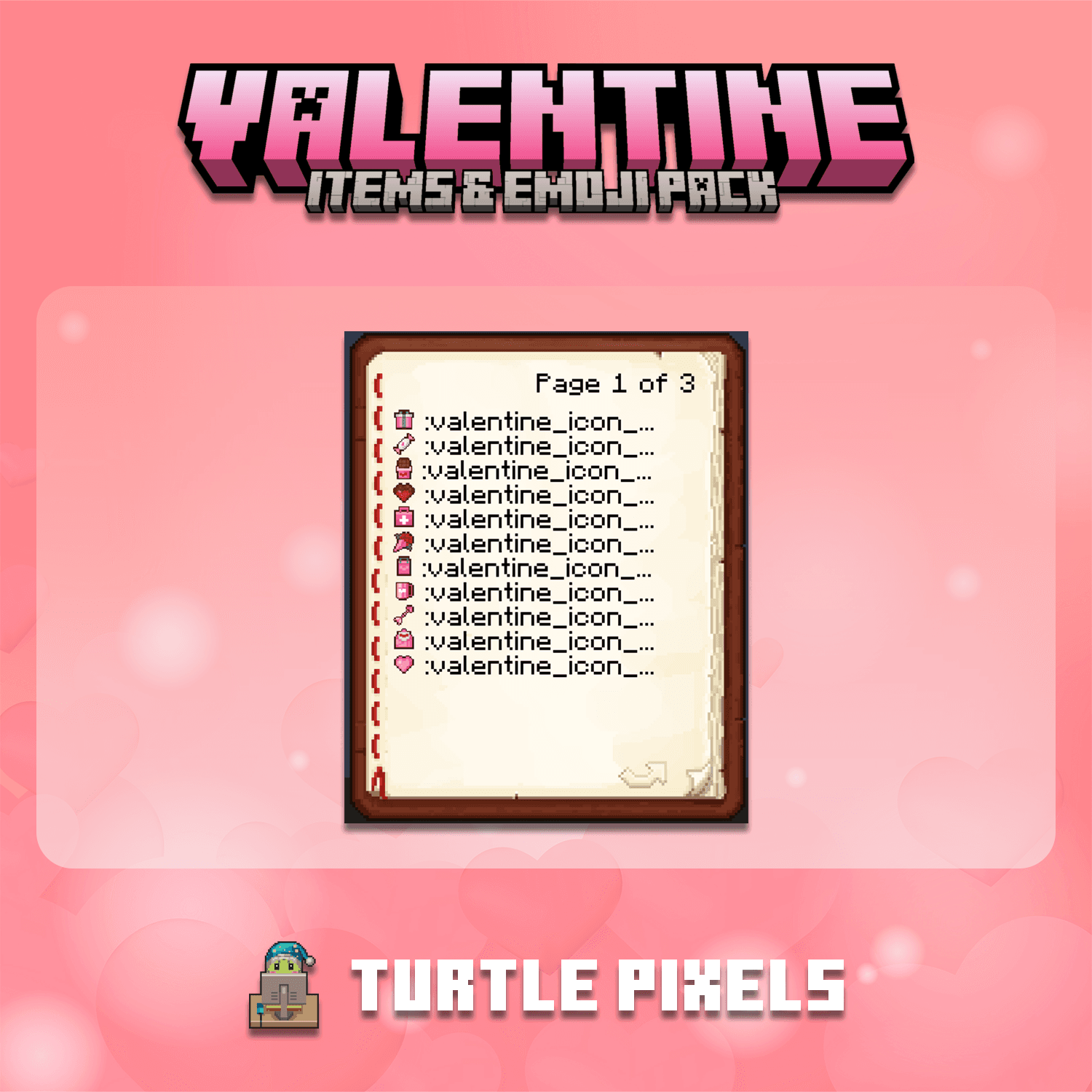 Icons |Valentine Items & Emoji Pack
