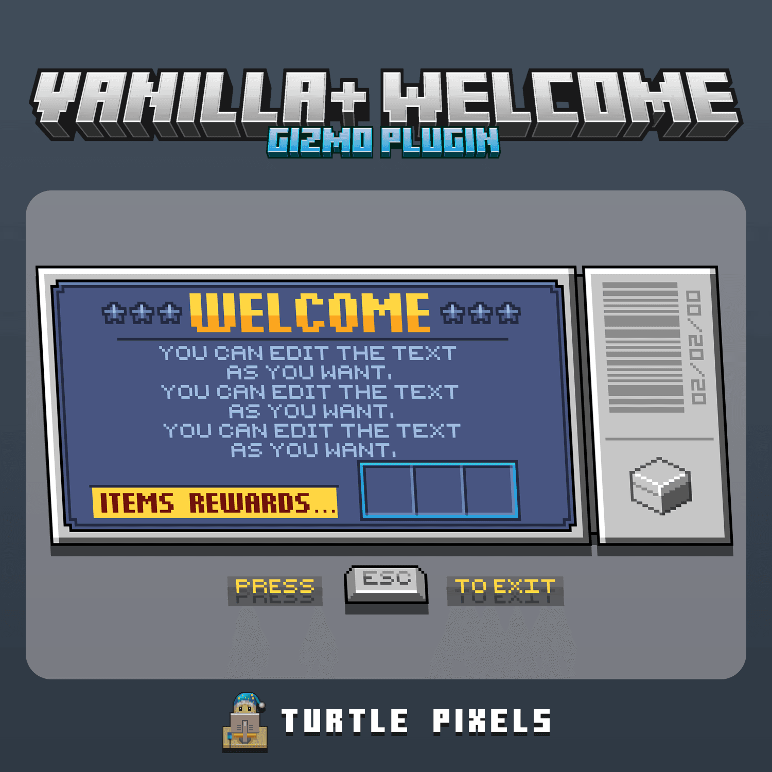 GUI |Vanilla+ Welcome