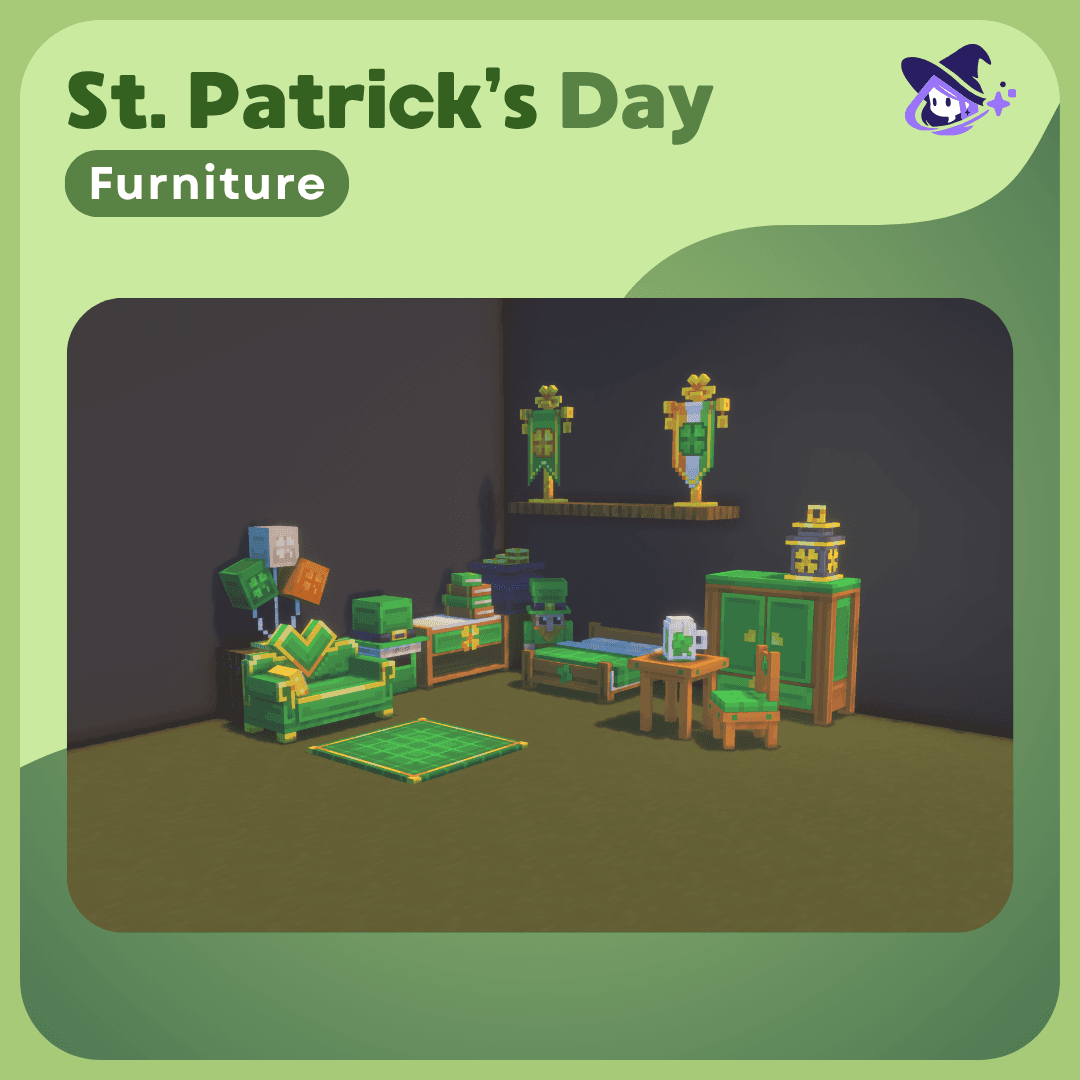 Furniture |St. Patrick's Day [Dyeable]