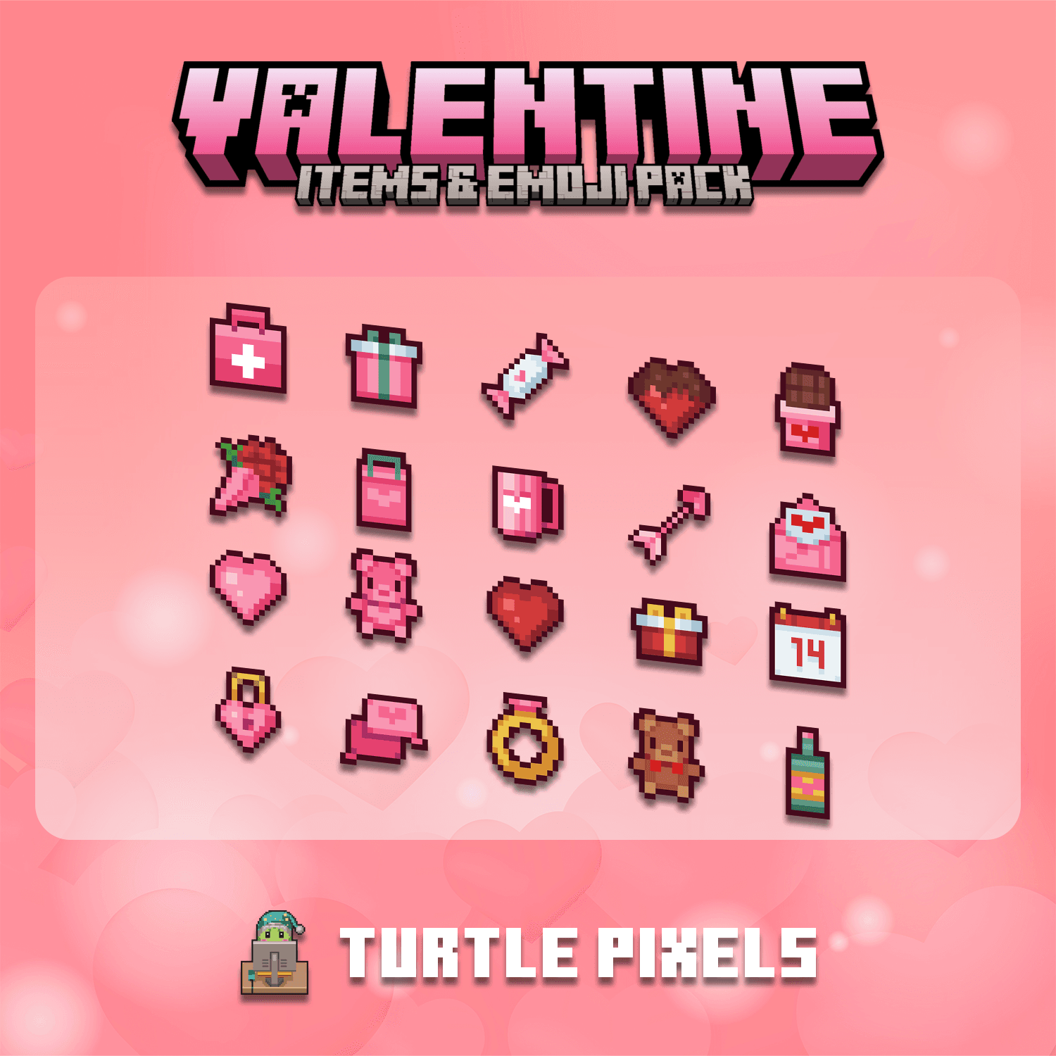 Icons |Valentine Items & Emoji Pack