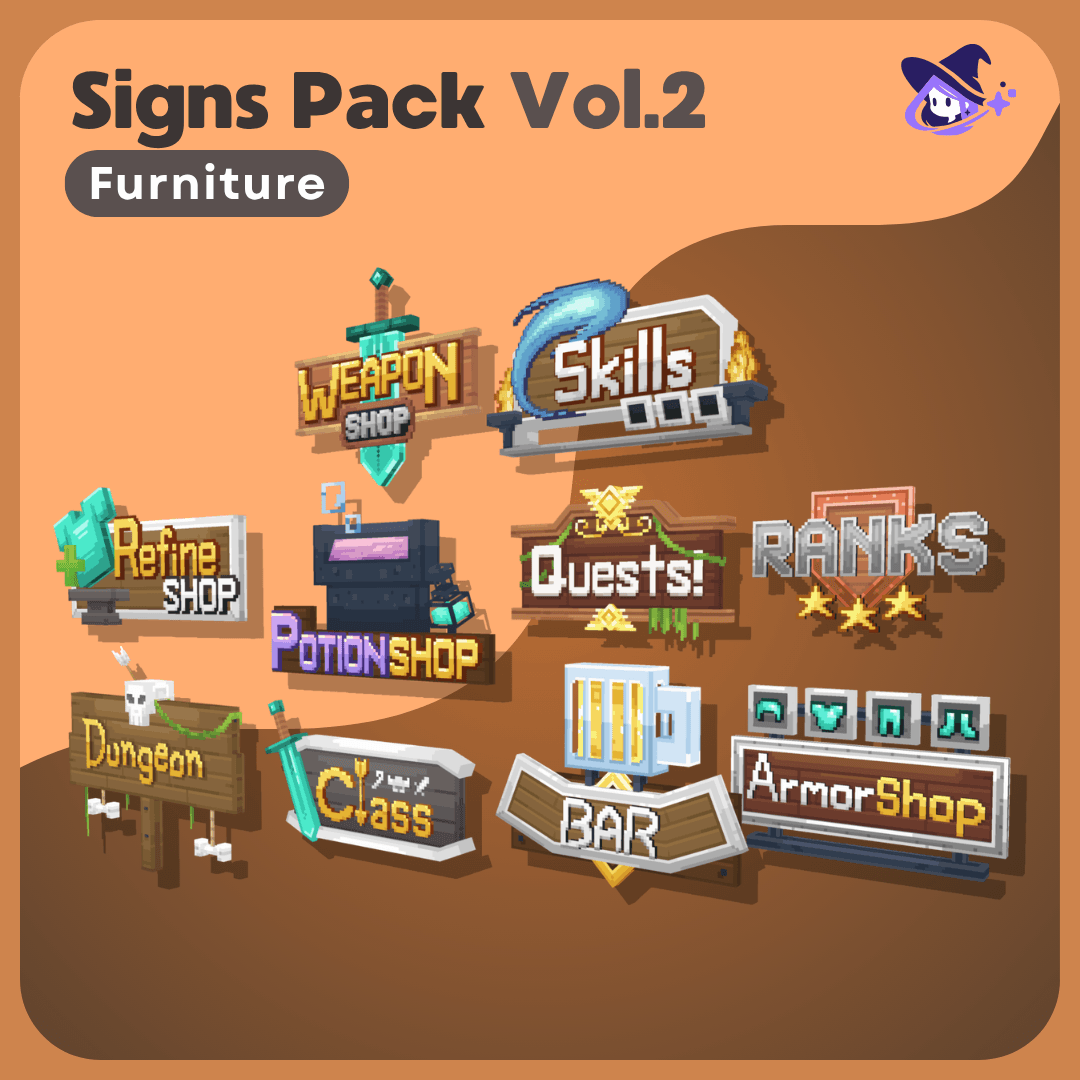 Furniture |Sign Pack Vol.2