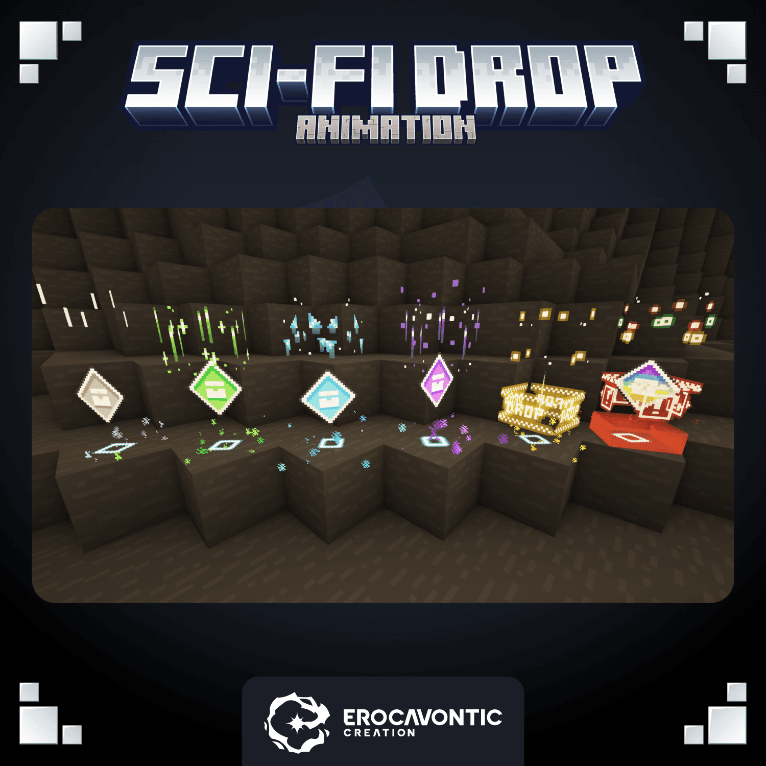 Assets |Sci-fi Drop Animation