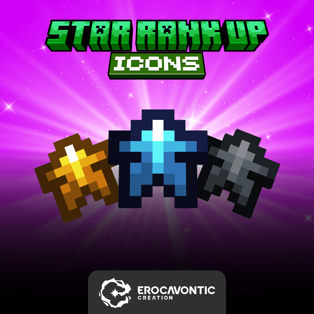 Icons |Star Rank Up Icons Pack