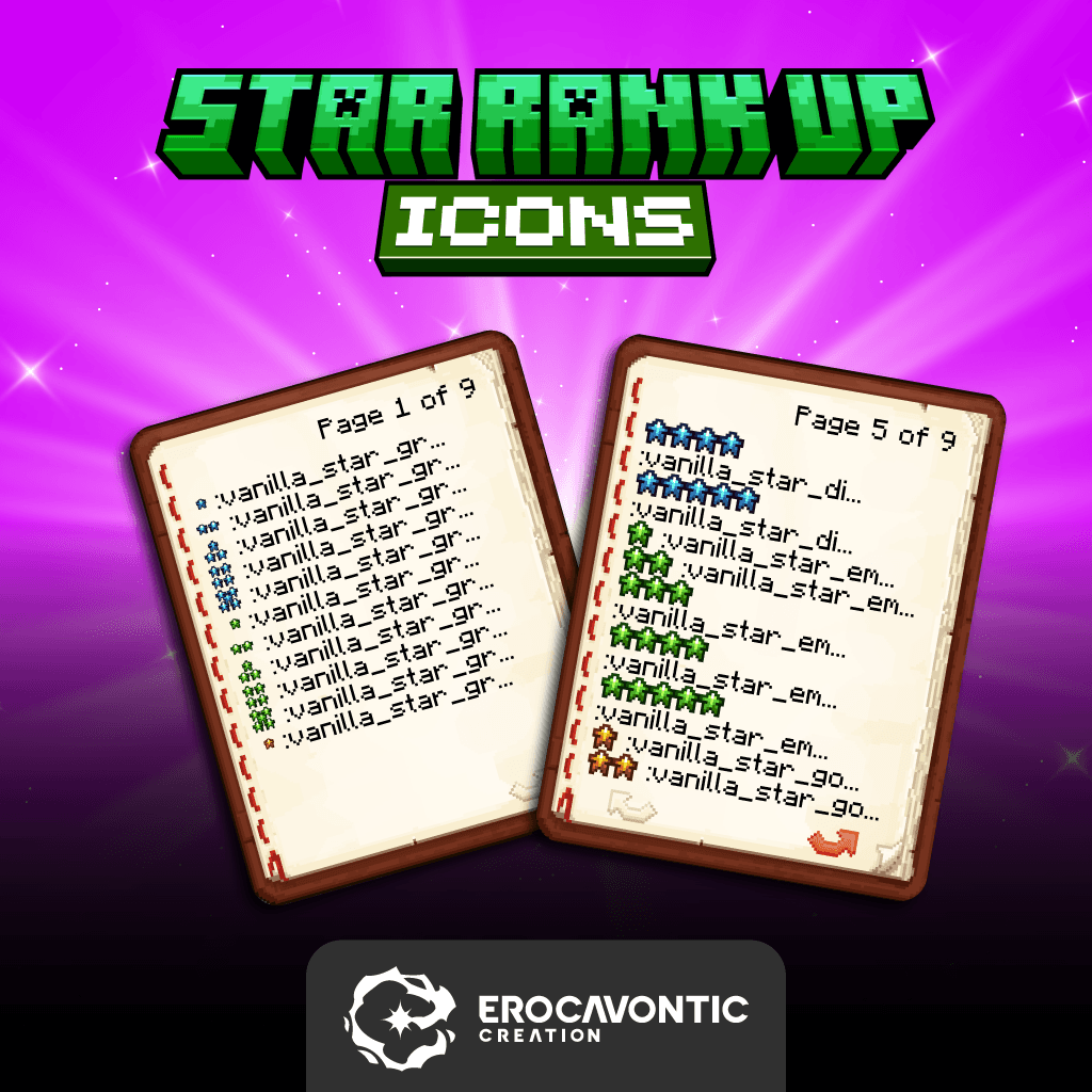 Icons |Star Rank Up Icons Pack