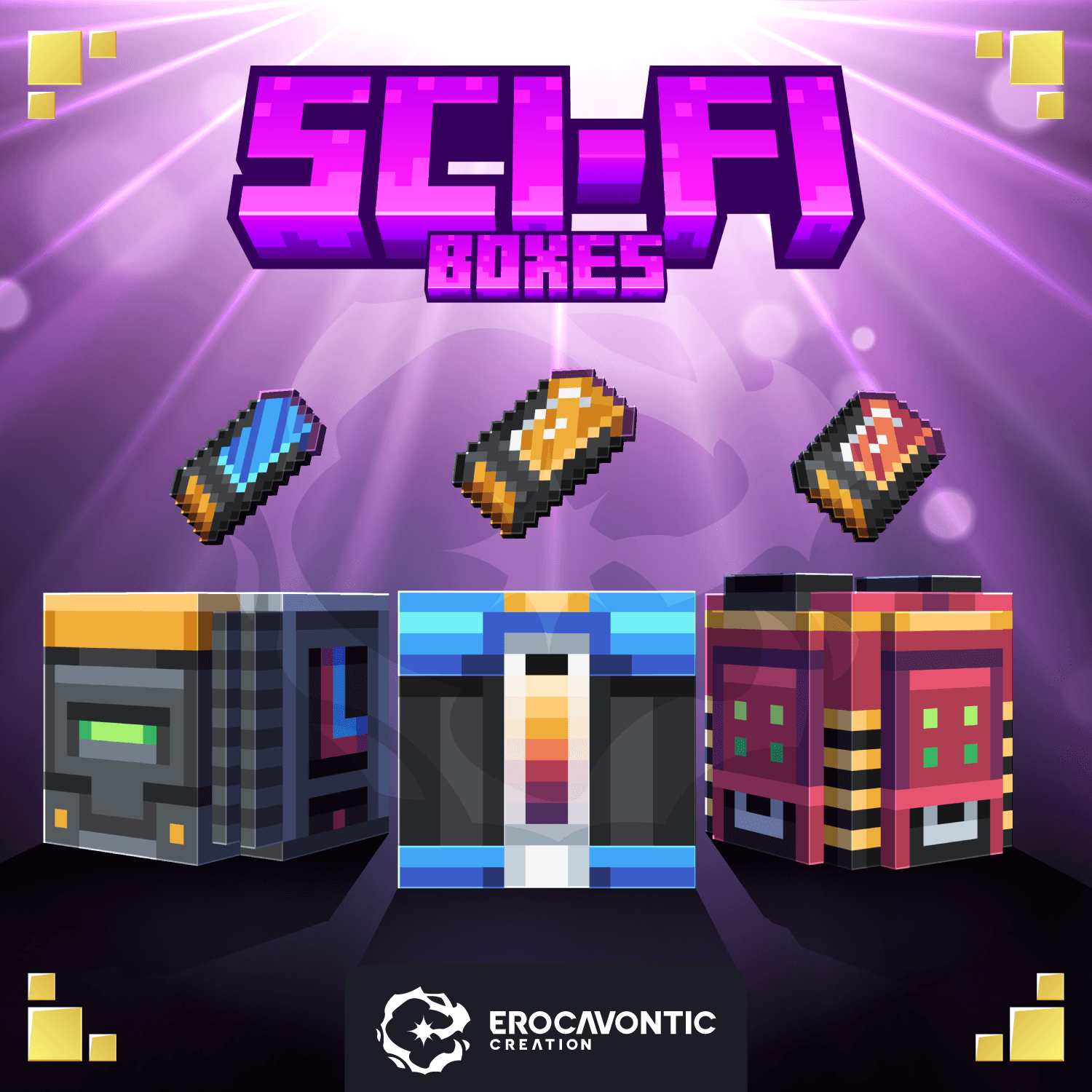 Crates |Sci-fi Boxes
