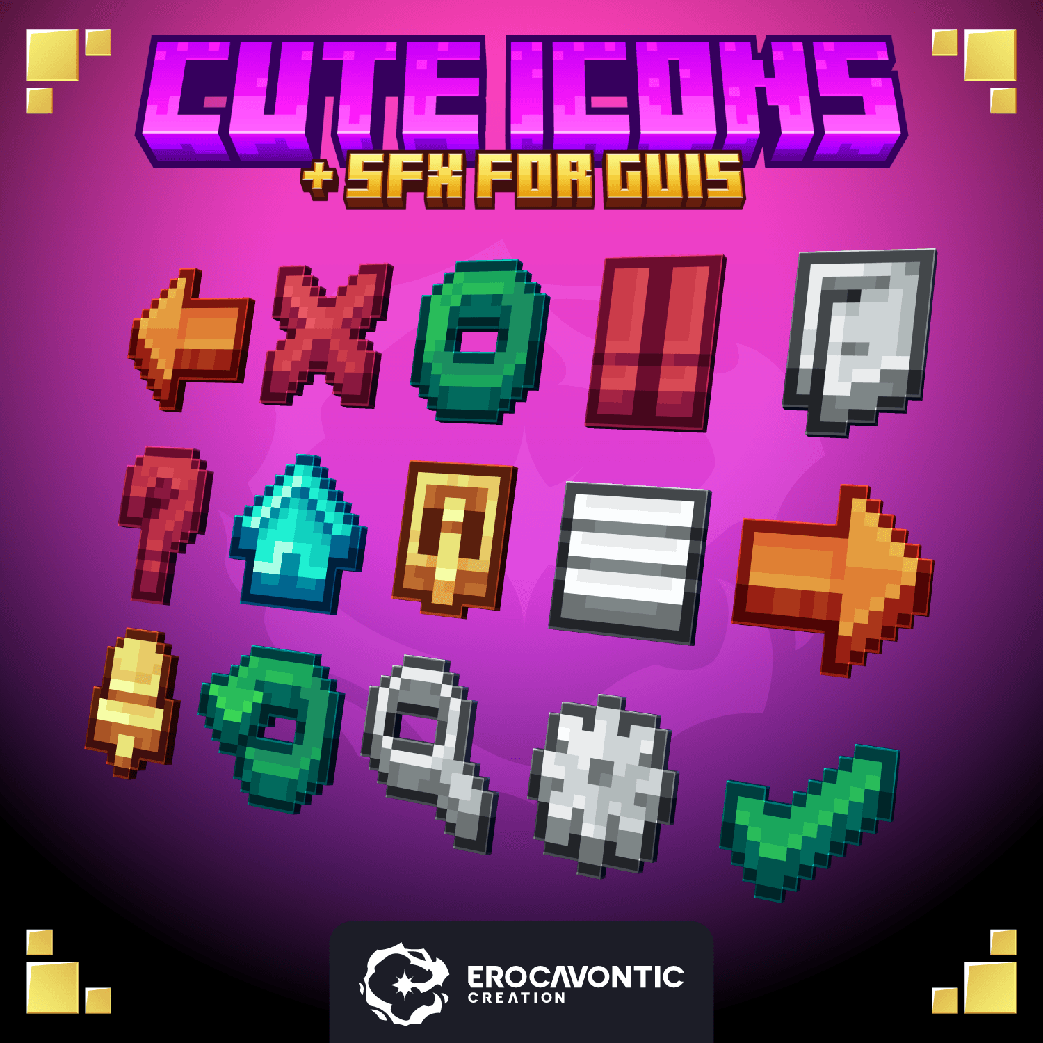 Assets |Icons + SFX for Guis