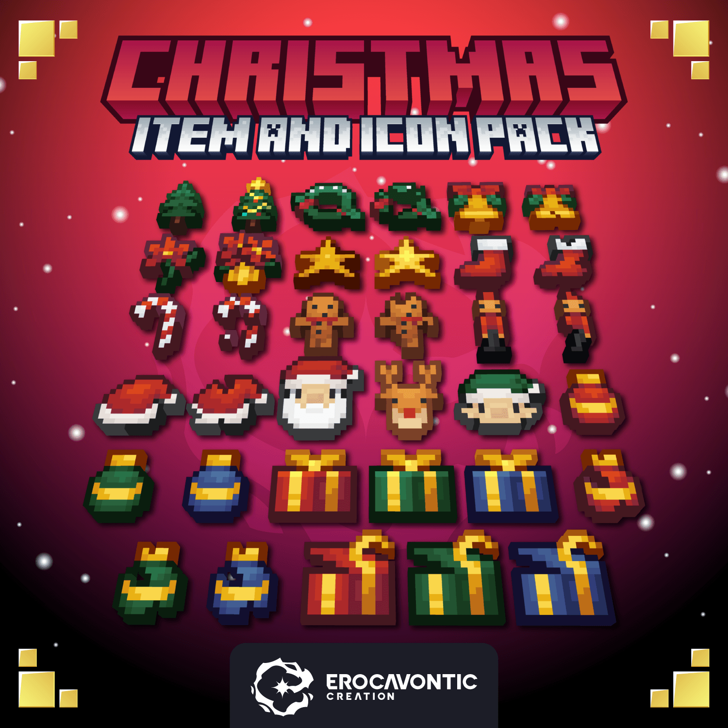 Items |Christmas Item and Icons Pack